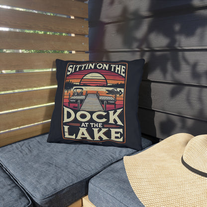 Sittin' on the Dock at the Lake Pillow