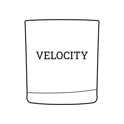 Notorious Tee VELOCITY Whiskey Glass, 10.5oz (Engraving)