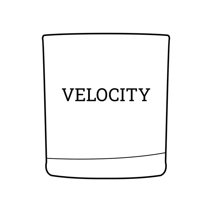 VELOCITY Whiskey Glass — 10.5oz On the Rocks