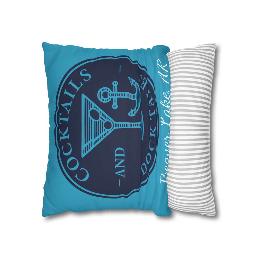 Cocktails &amp; Dock Tales Beaver Lake Pillowcase