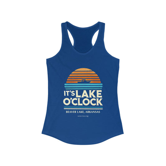 Notorious Tee - It's Lake O'Clock Flowy Racerback Tank Women's