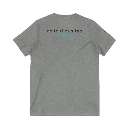 Notorious Tee Classy Football Fan V-Neck Tee, Women’s Game Day Shirt, Cute Sports Shirt, Tailgate Outfit, Football Party Tee