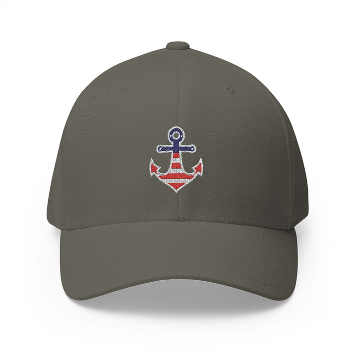 Nautical Anchor Embroidered Cap