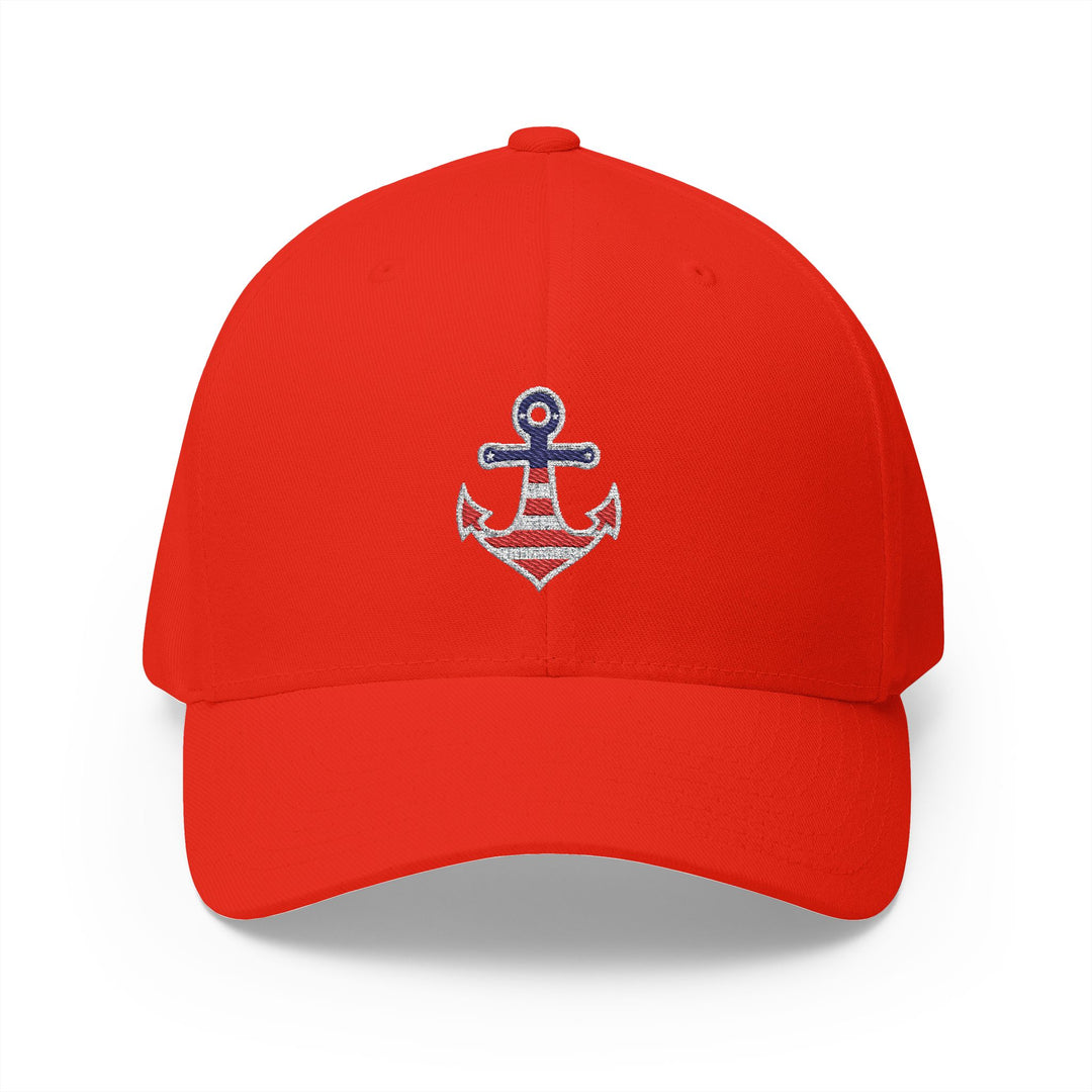 Nautical Anchor Embroidered Cap
