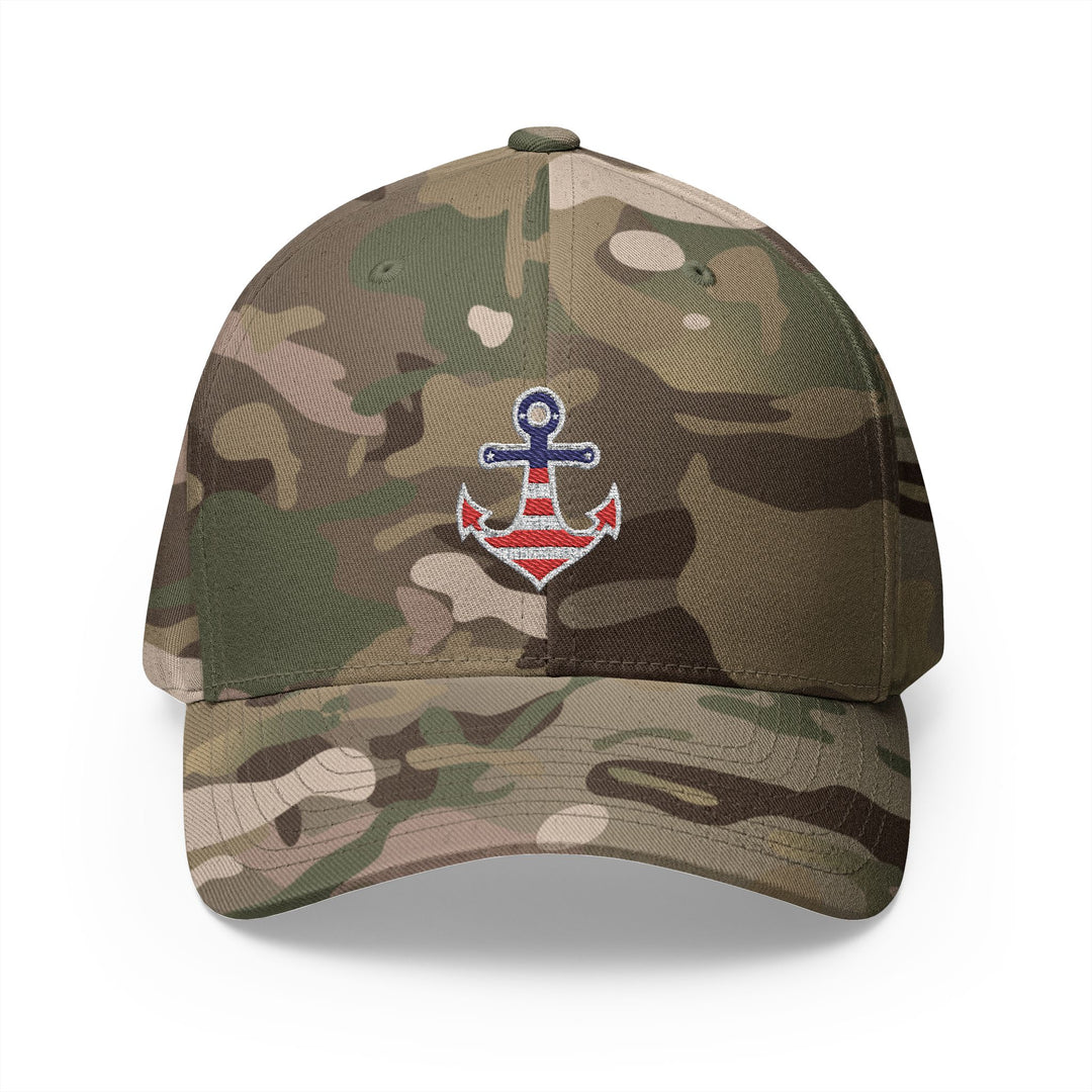 Nautical Anchor Embroidered Cap