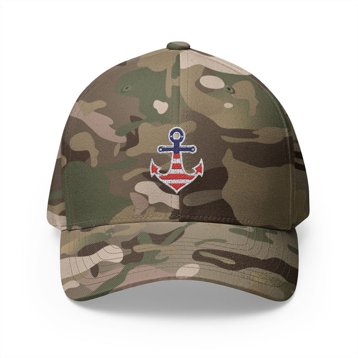 Nautical Anchor Embroidered Cap