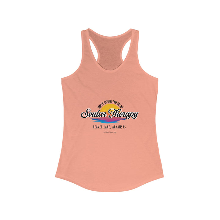 Sunsets on the Lake Soular Therapy Racerback Tank