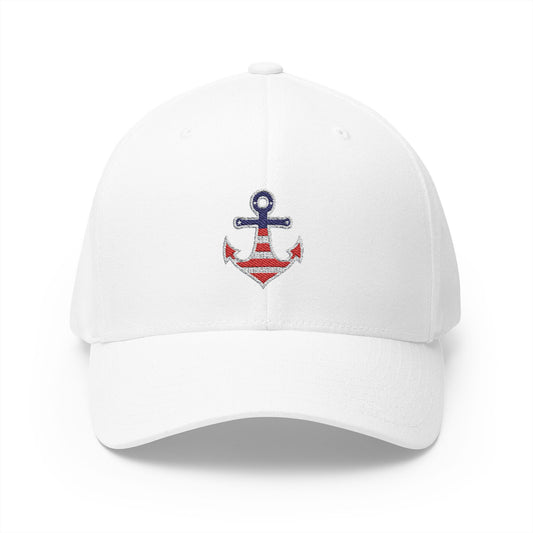 Nautical Anchor Embroidered Cap for Summer Adventures, Beach Day Hat, Sailor Gift, Outdoorsy Style, Casual Everyday Wear
