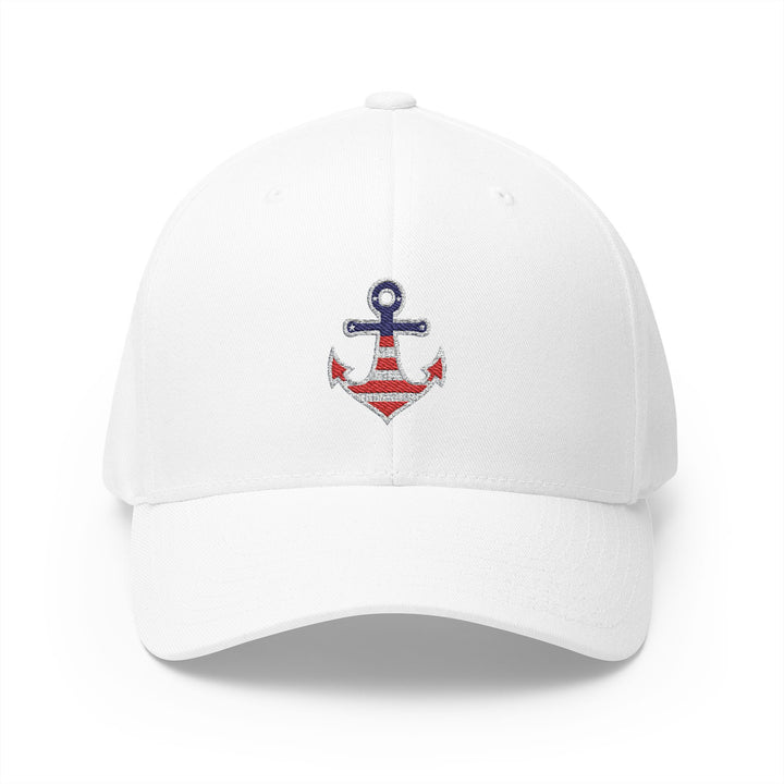 Nautical Anchor Embroidered Cap
