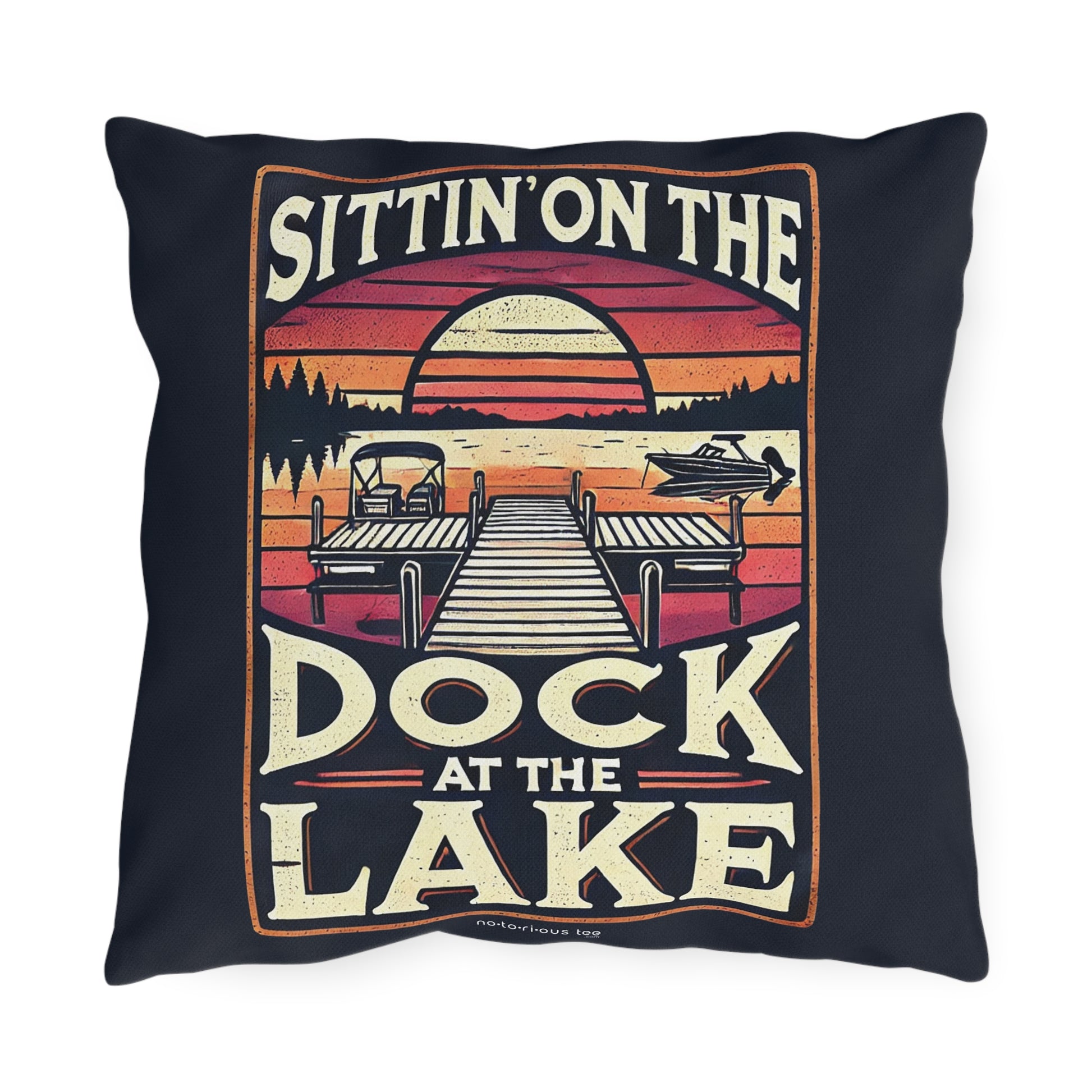 Sittin' on the Dock at the Lake Pillow