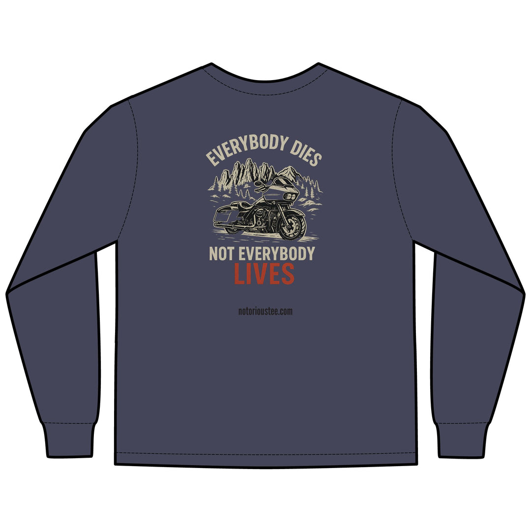 Ride to Live Motorcycle Long Sleeve Tee