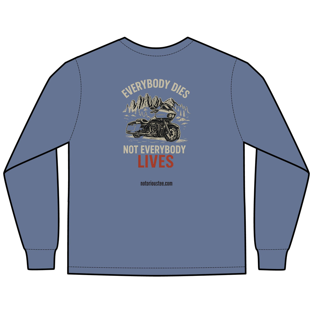 Ride to Live Motorcycle Long Sleeve Tee