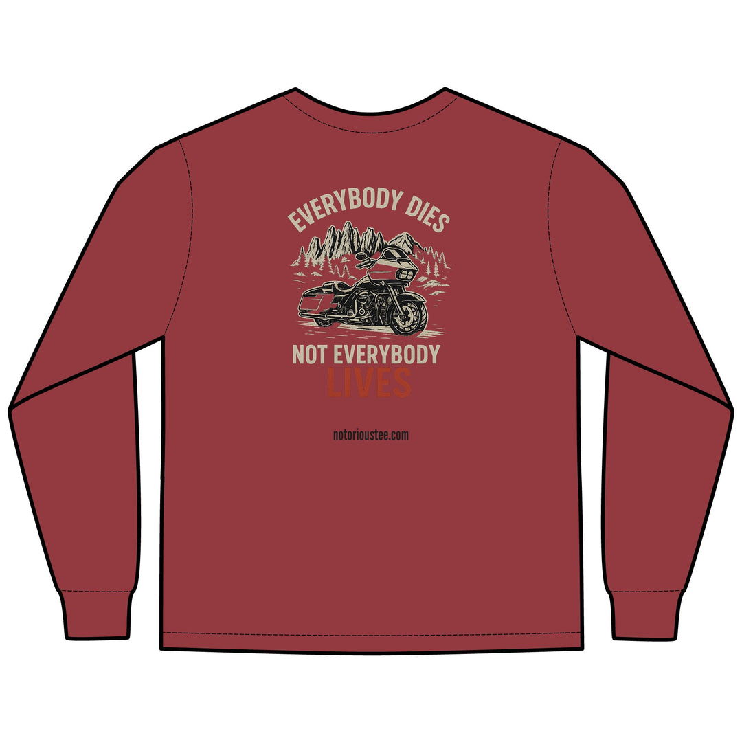 Ride to Live Motorcycle Long Sleeve Tee