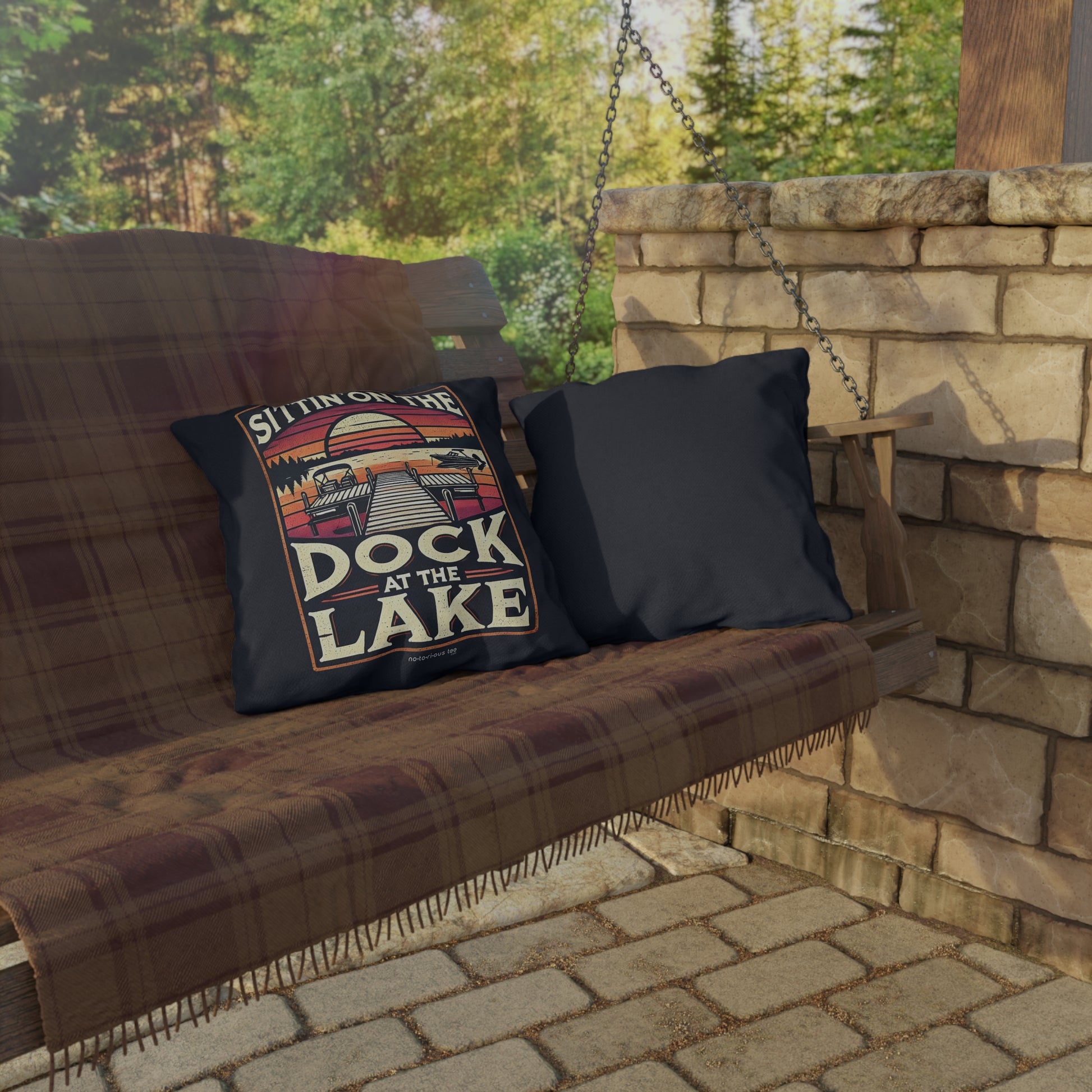 Sittin' on the Dock at the Lake Pillow