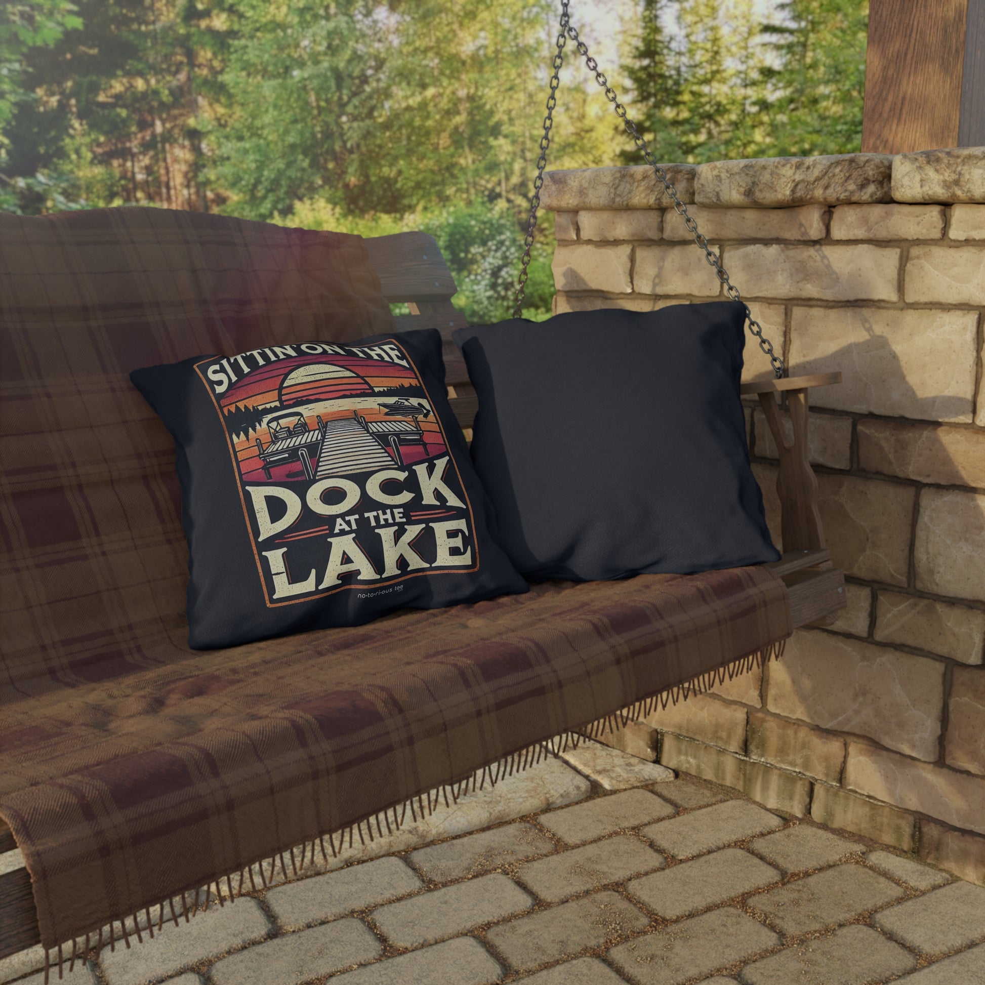 Sittin' on the Dock at the Lake Pillow
