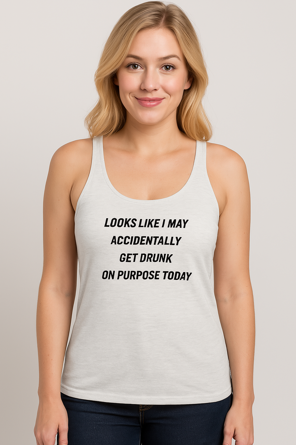 Accidentally Get Drunk Women's Racerback Tank