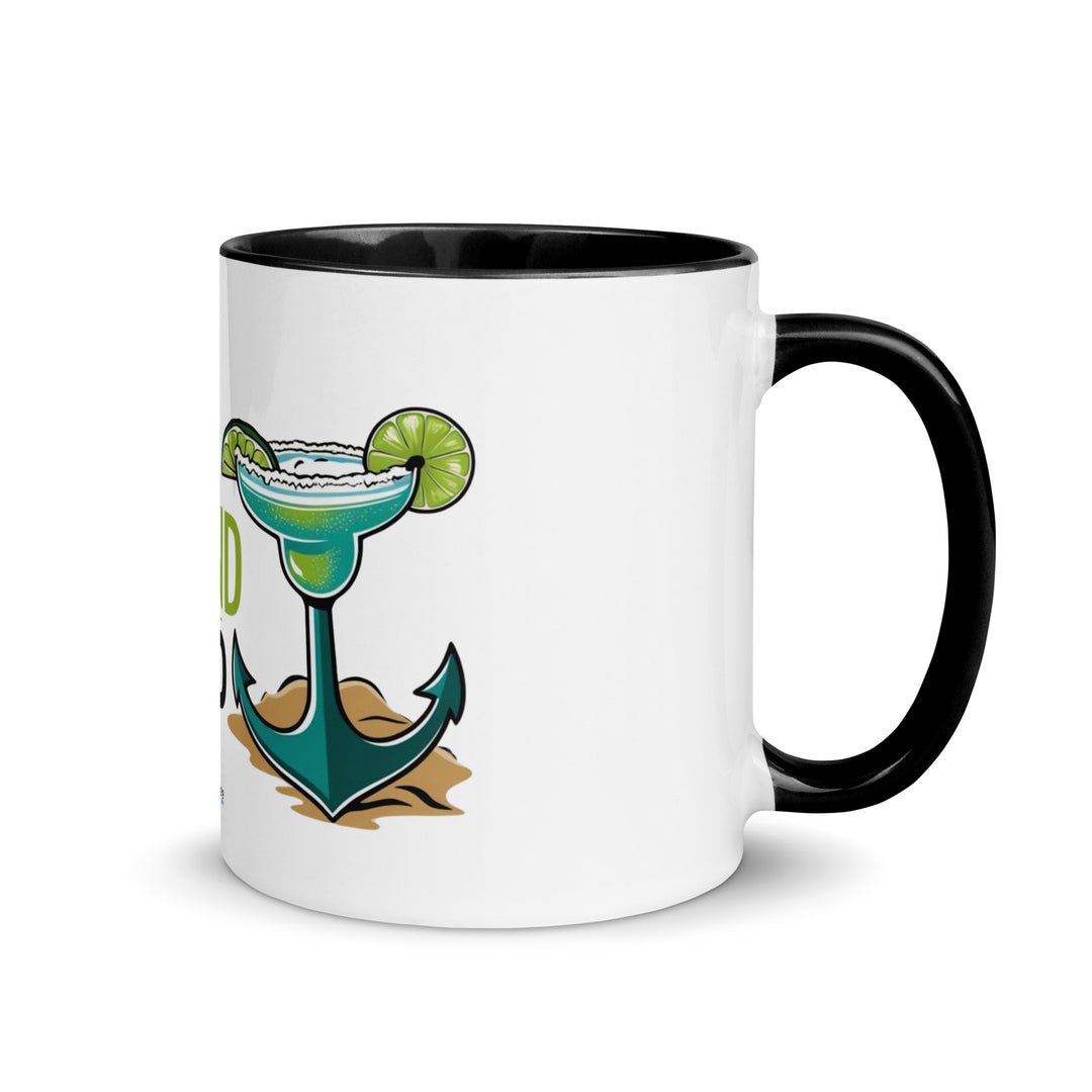 Anchor Down, Drink Up - Mug with Color Inside