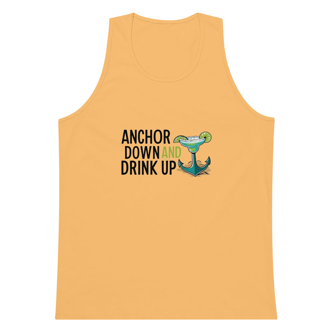 Anchor Down Men’s premium tank top