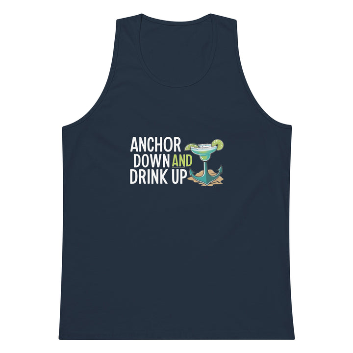 Anchor Down Men’s premium tank top