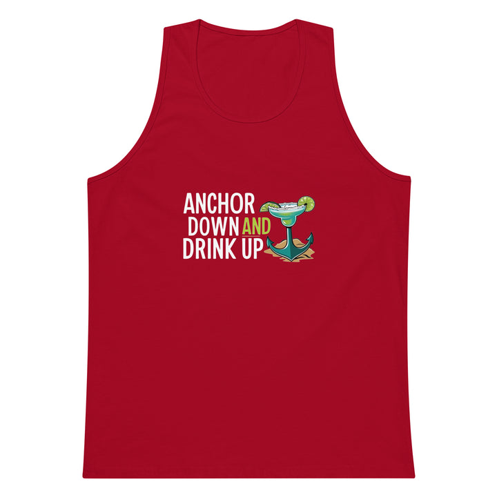 Anchor Down Men’s premium tank top