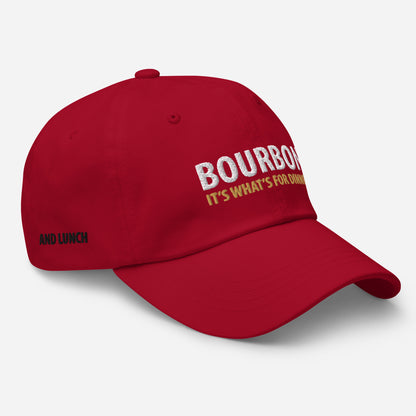 BOURBON DINNER Adjustable Hat - HIDDEN MESSAGE