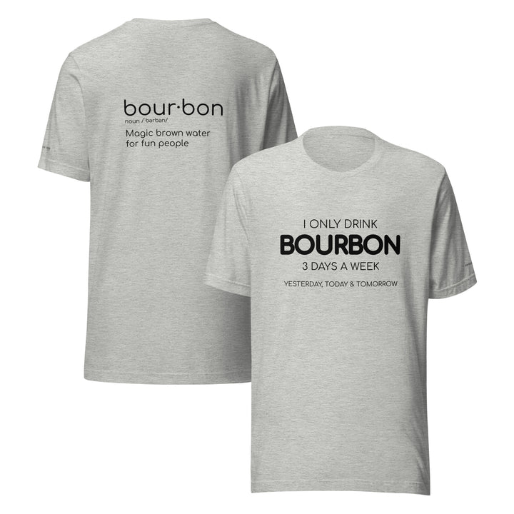 Bourbon 3 Days Unisex t-shirt
