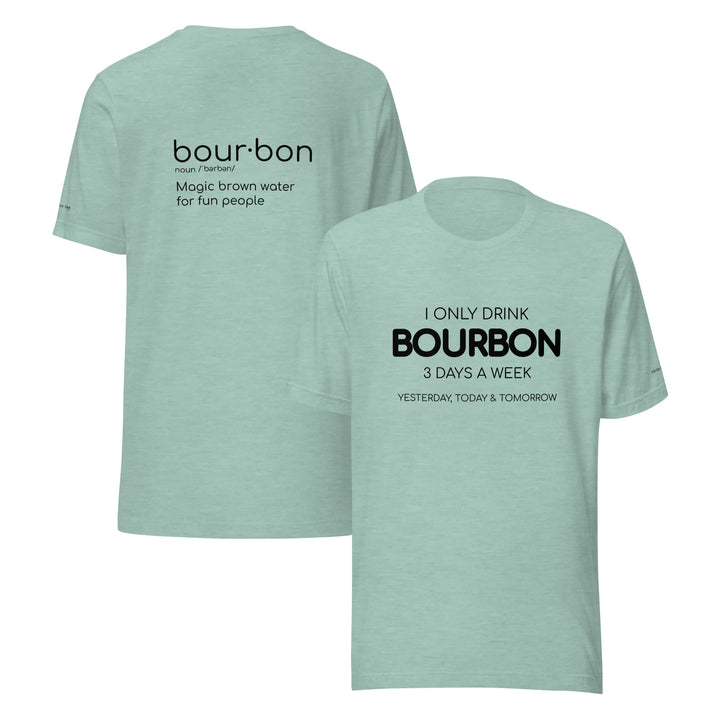 Bourbon 3 Days Unisex t-shirt