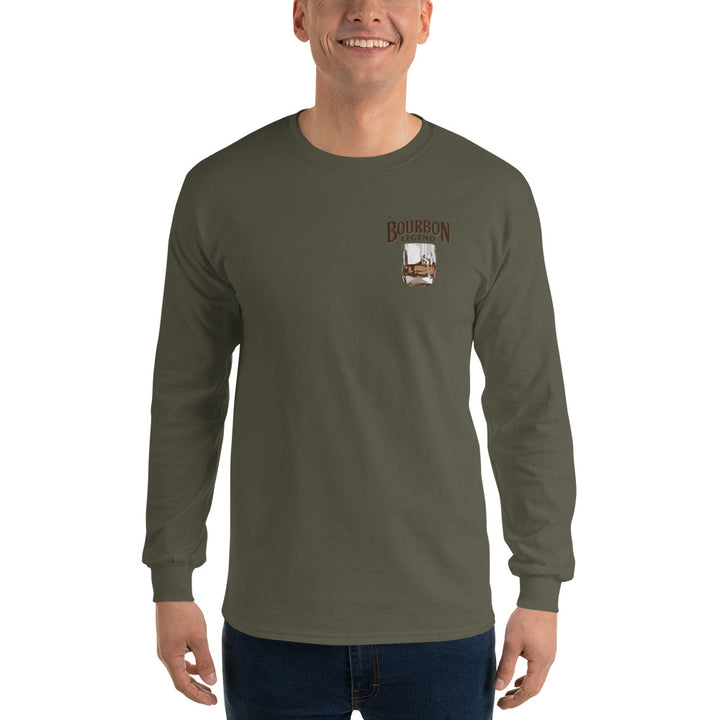 Bourbon Legend Logo Men’s Long Sleeve Shirt