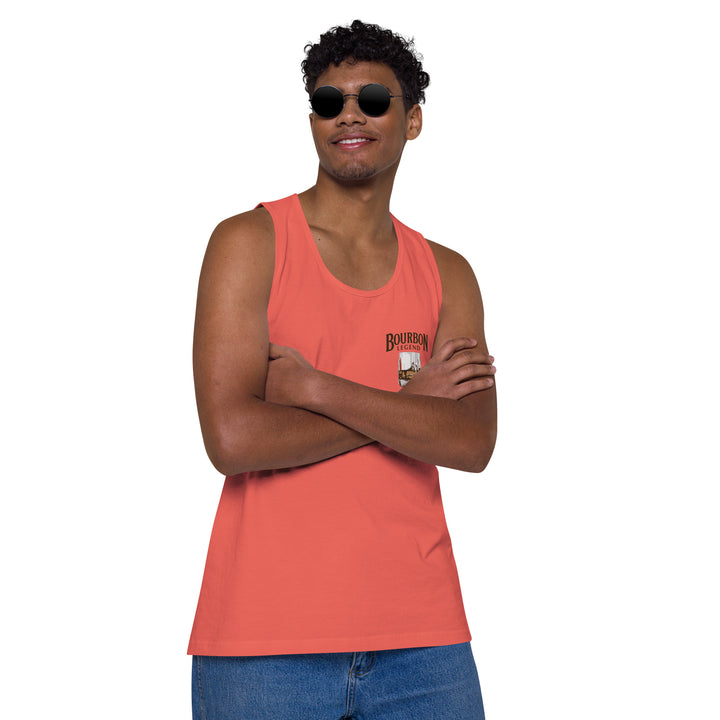 Bourbon Legend Logo Men’s premium tank top