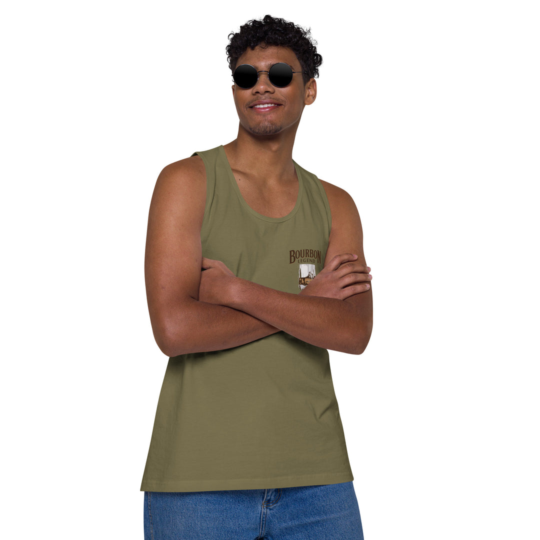Bourbon Legend Logo Men’s premium tank top