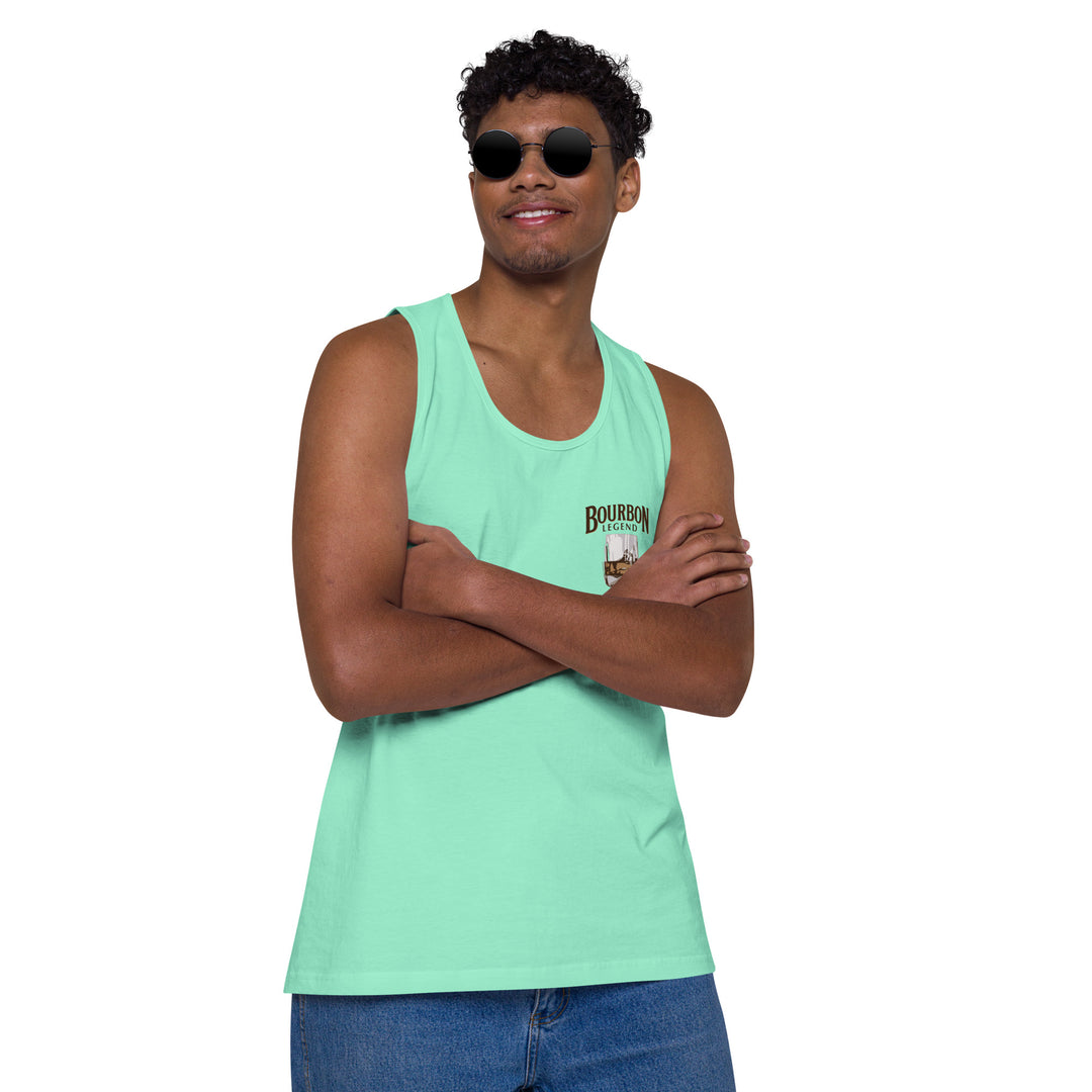 Bourbon Legend Logo Men’s premium tank top