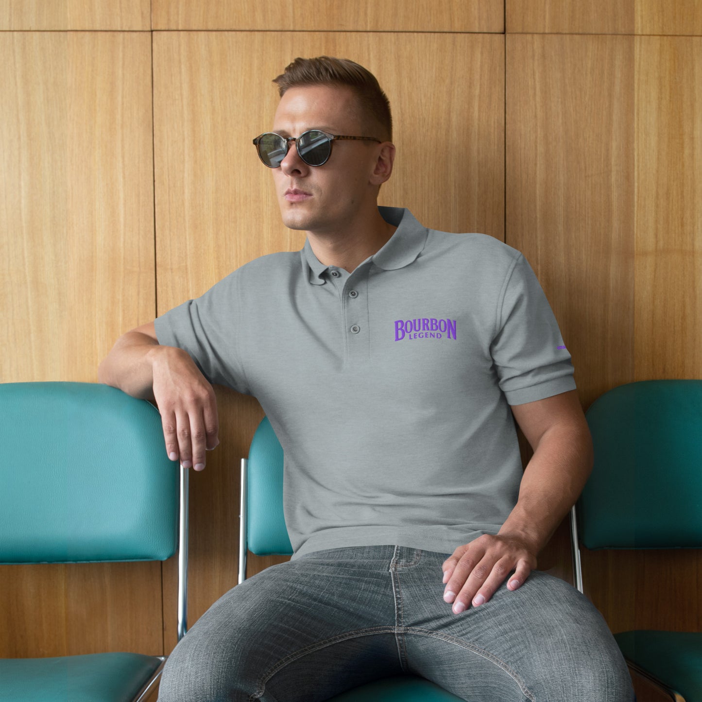 Bourbon Legend Men's Premium Polo