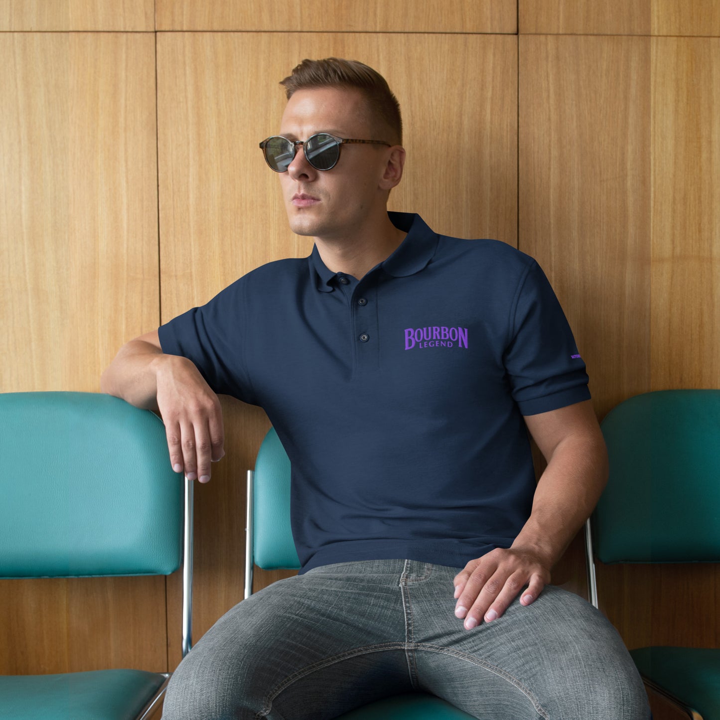 Bourbon Legend Men's Premium Polo