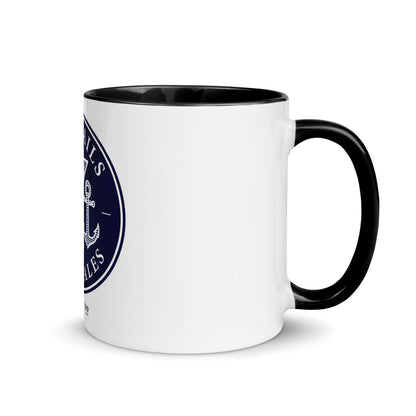 Cocktails and Dock Tales - Mug with Color Inside