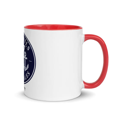 Cocktails and Dock Tales - Mug with Color Inside