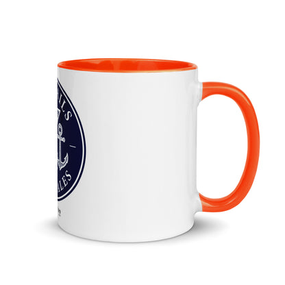 Cocktails and Dock Tales - Mug with Color Inside
