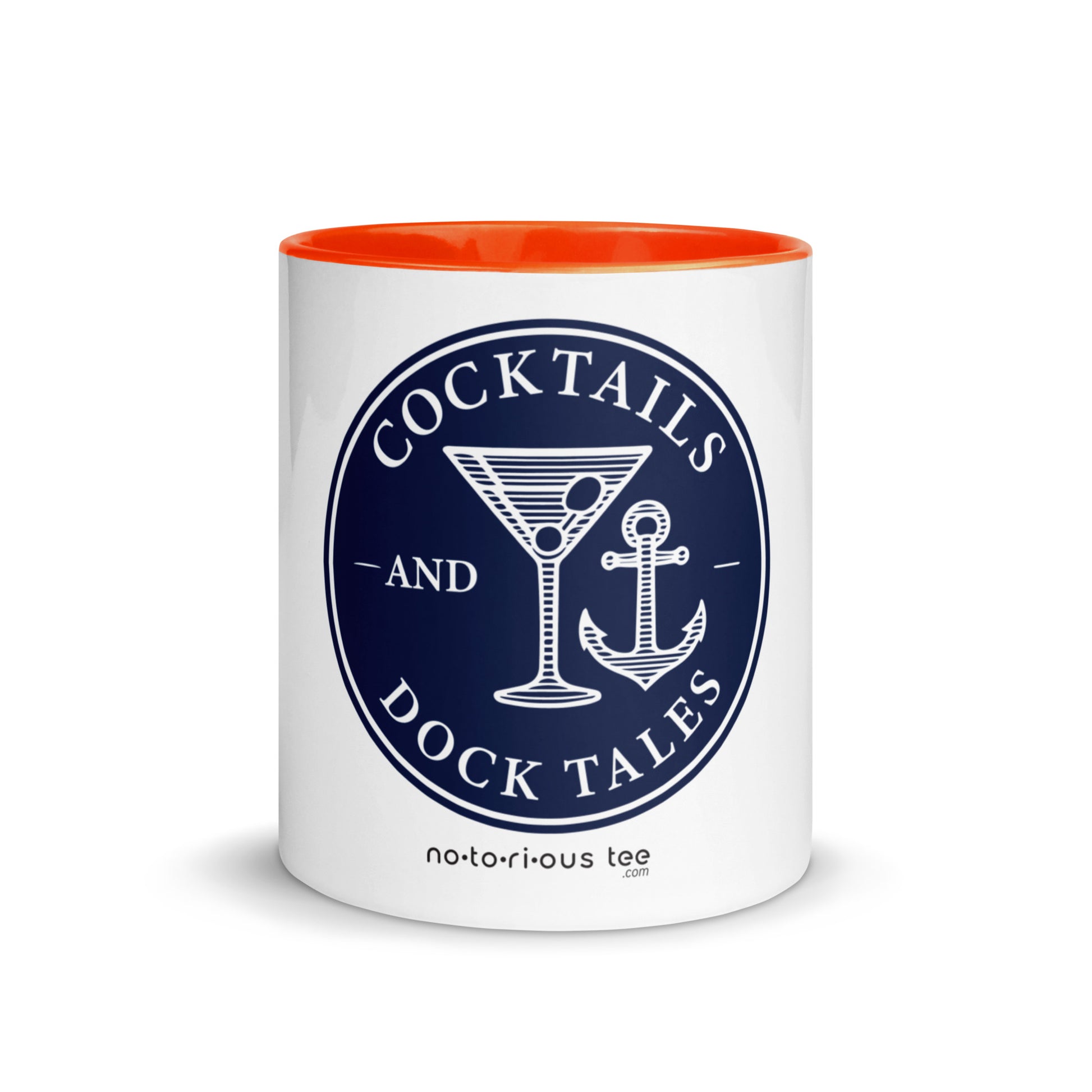 Cocktails and Dock Tales - Mug with Color Inside