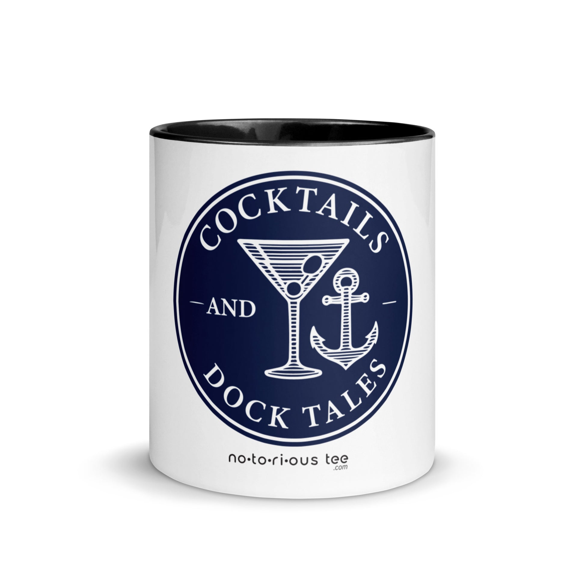 Cocktails and Dock Tales - Mug with Color Inside
