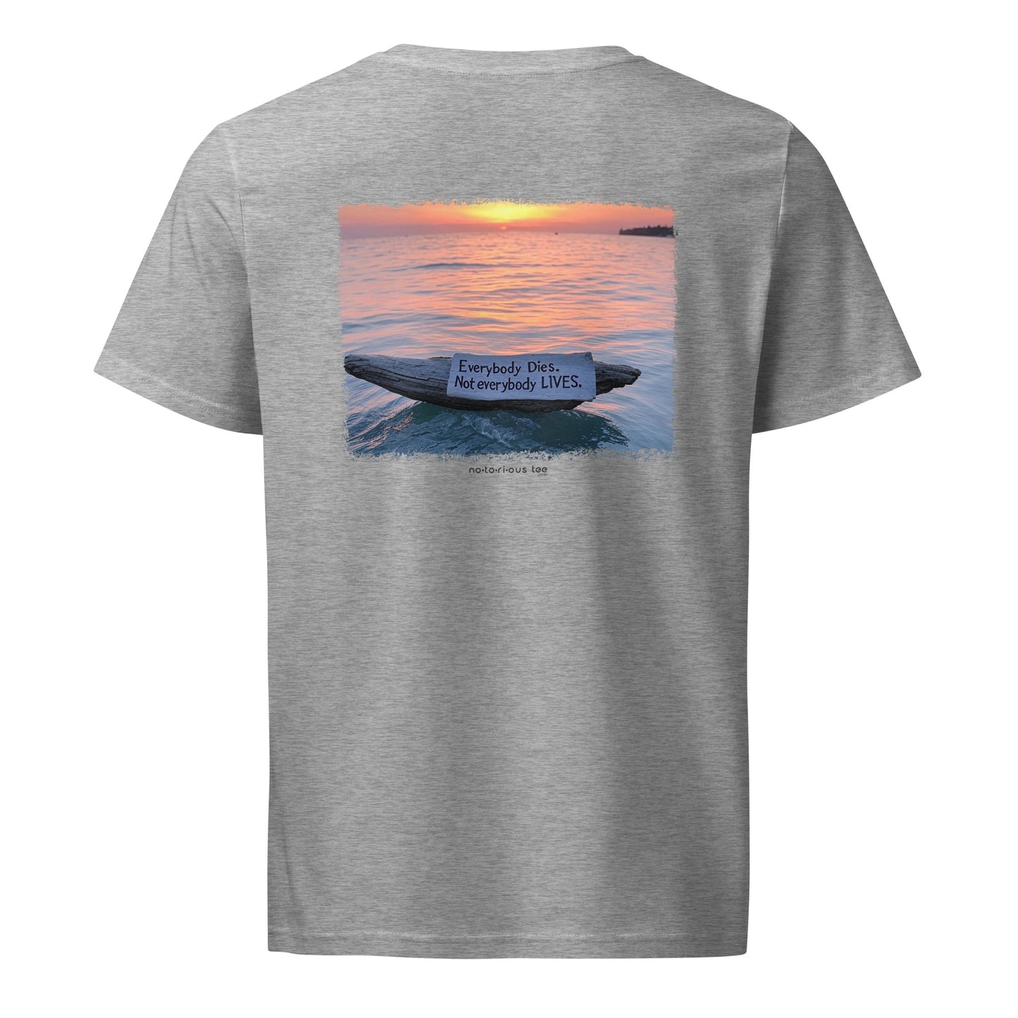 EVERYBODY DIES - Unisex organic mid-light tee