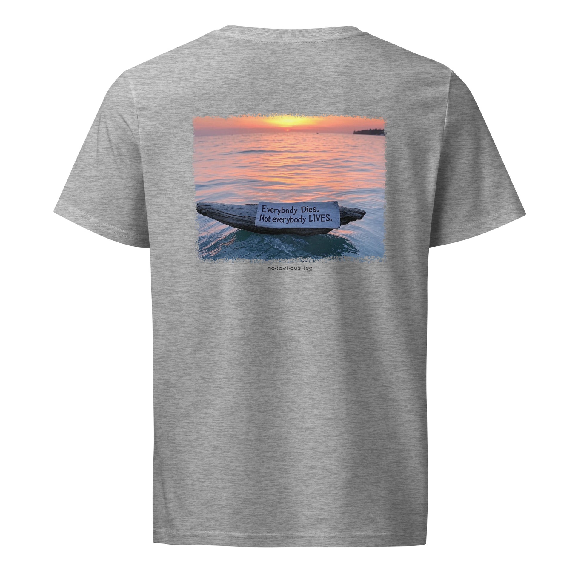 EVERYBODY DIES - Unisex organic mid-light tee