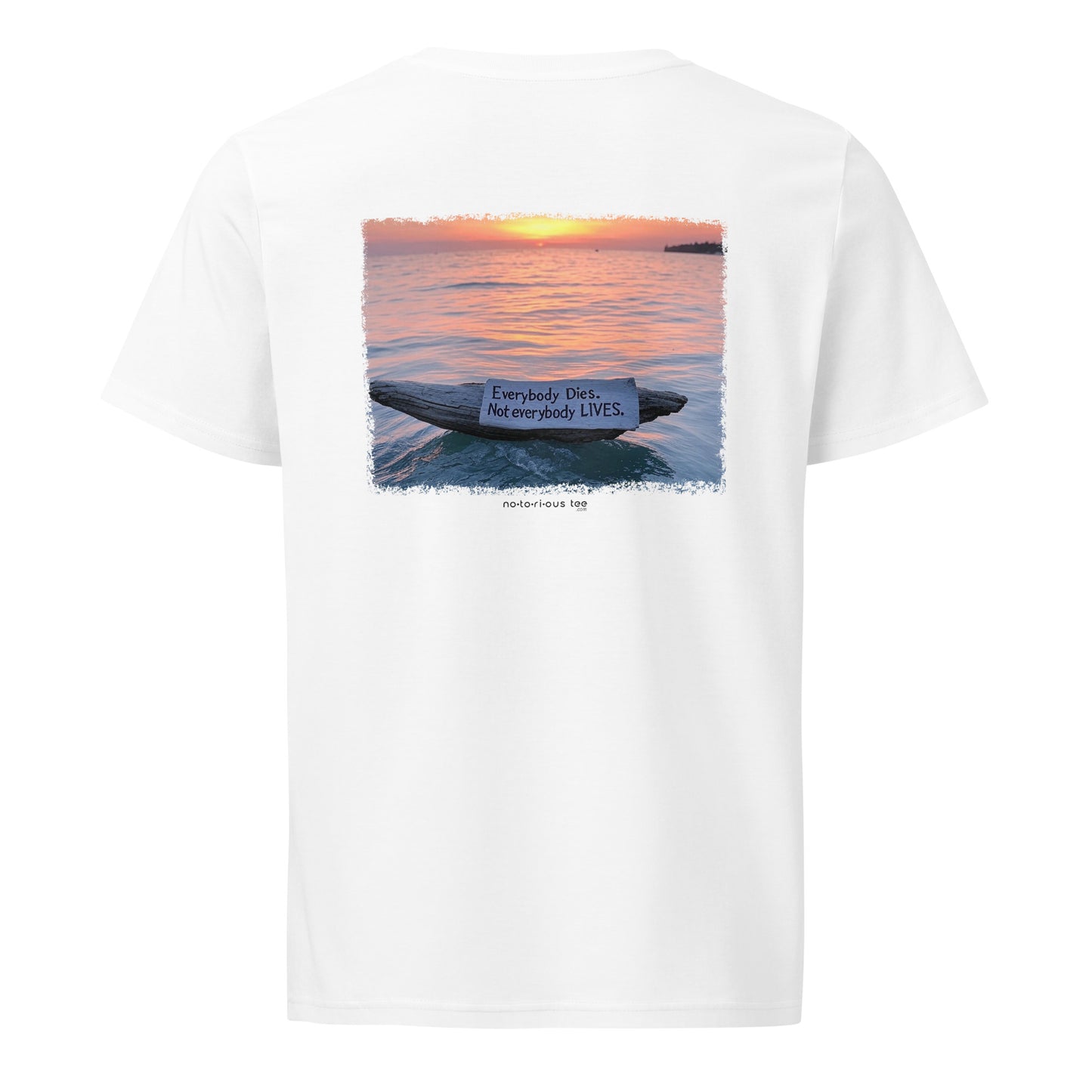 EVERYBODY DIES - Unisex organic mid-light tee