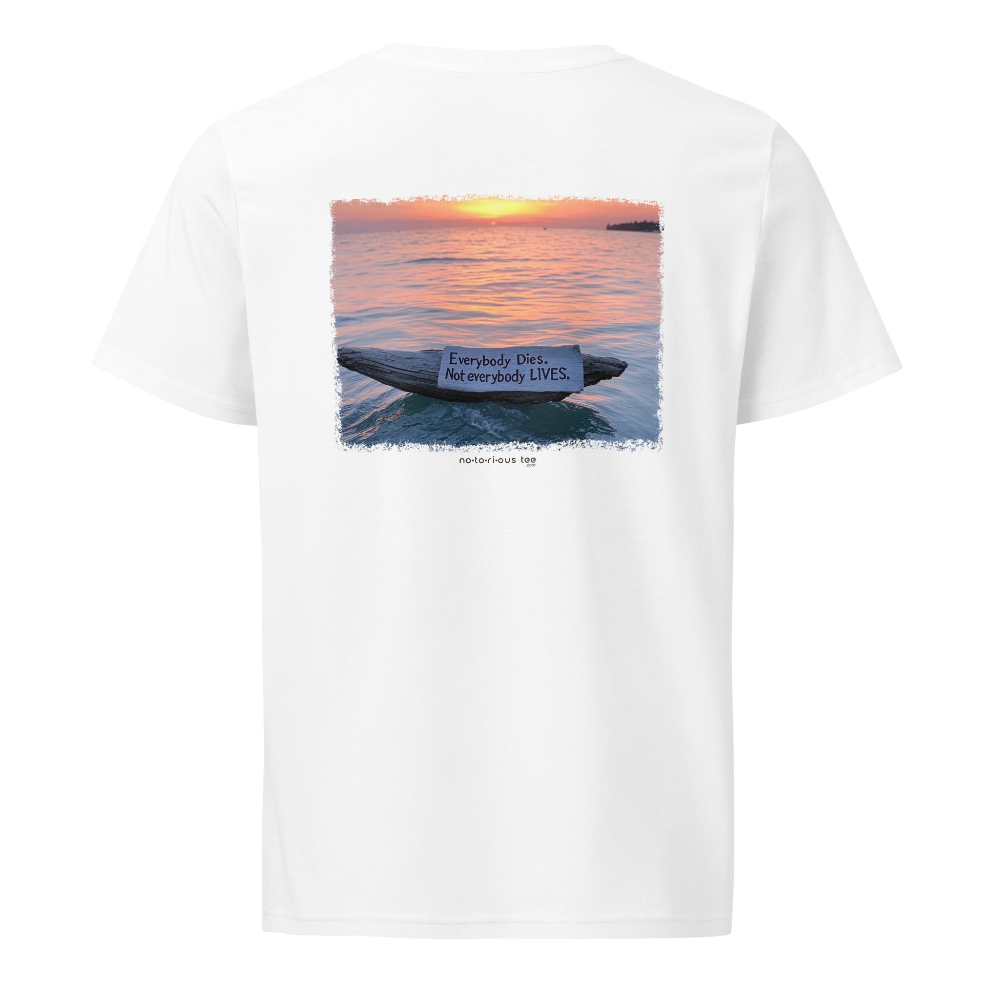 EVERYBODY DIES - Unisex organic mid-light tee