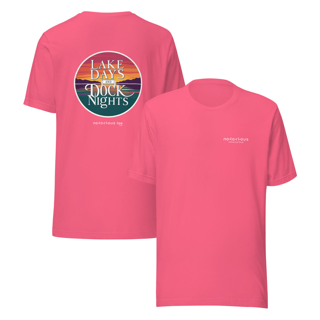LAKE DAYS DOCK NIGHTS - Unisex Graphic t-shirt Notorious Tee