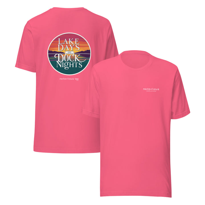 LAKE DAYS DOCK NIGHTS - Unisex Graphic t-shirt Notorious Tee