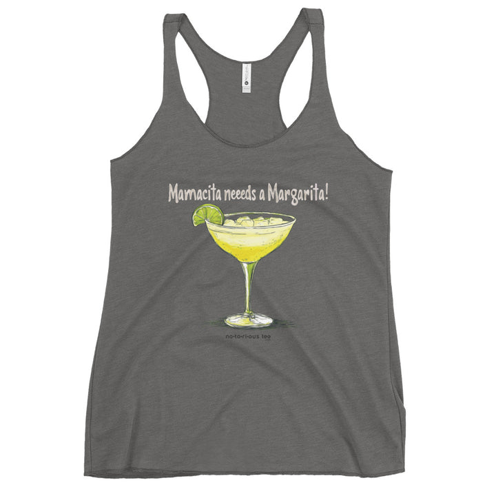 MamaCita racerback tank in vintage red — Tequila Snob