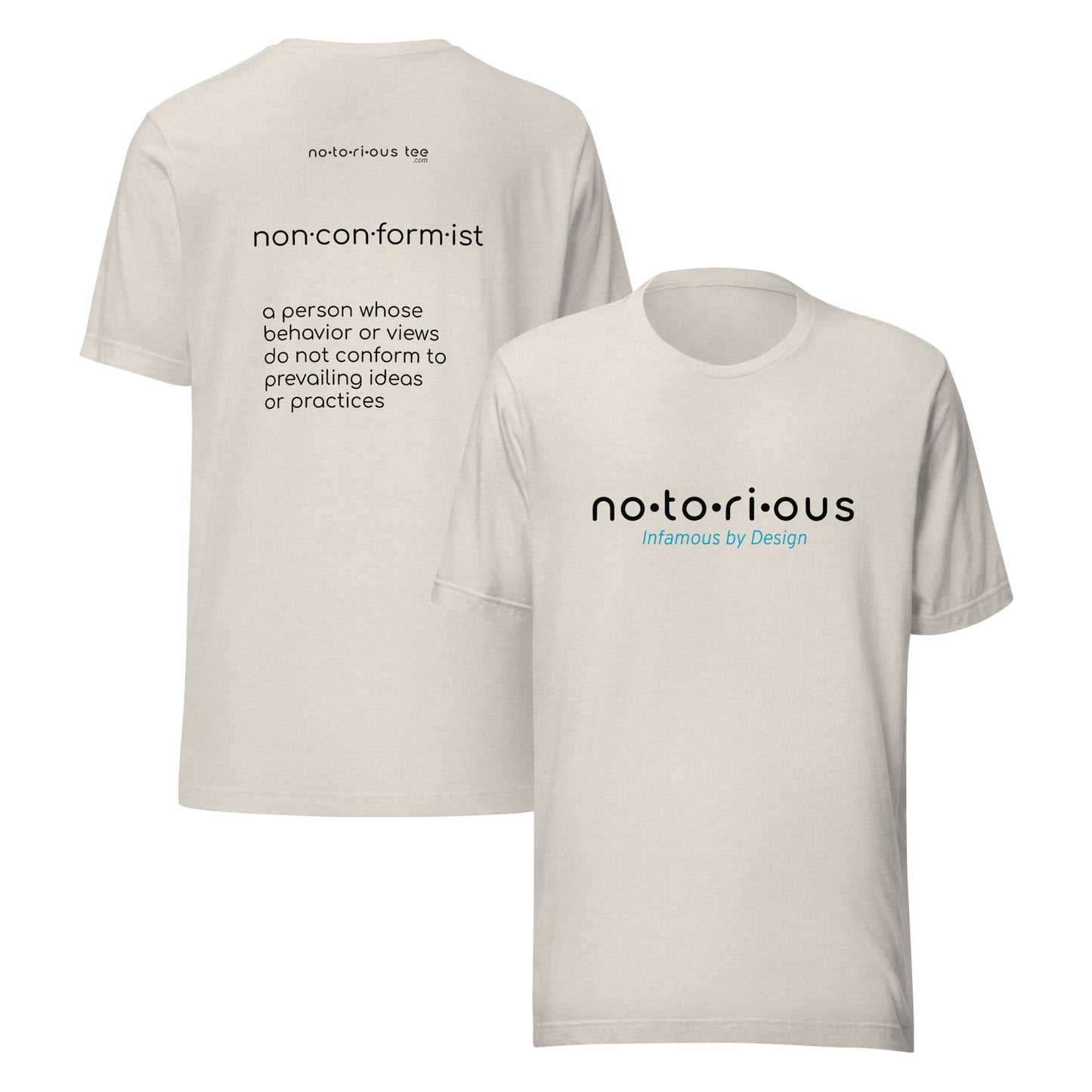 Non Conformist Unisex t-shirt