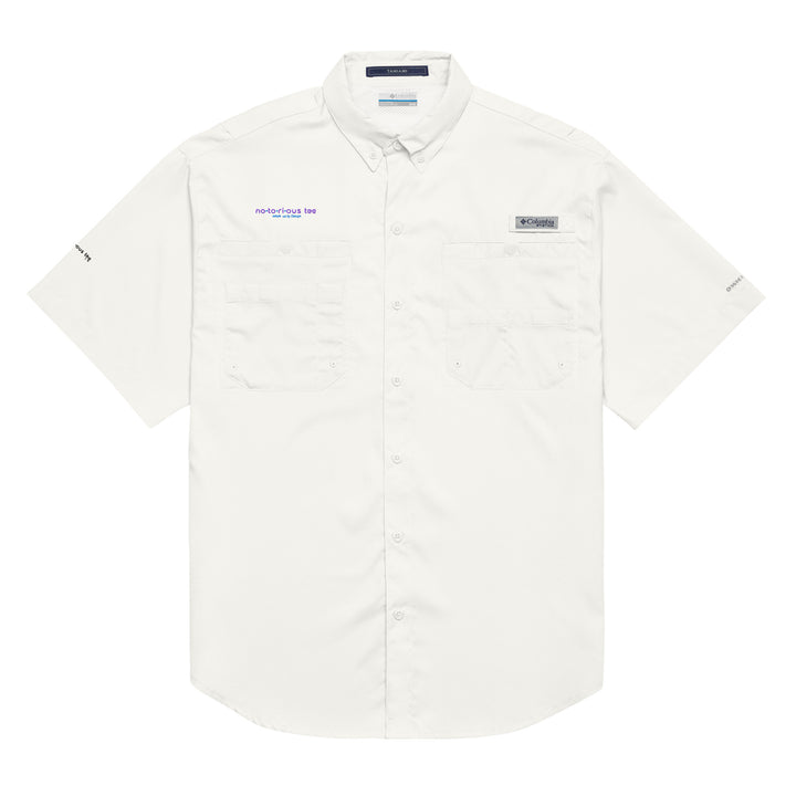 Notorious Tee Men’s Columbia short sleeve button shirt