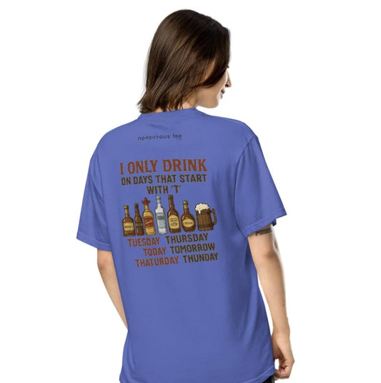 Notorious Tee Drinking Days Men's / Women's garment-dyed heavyweight t-shirt