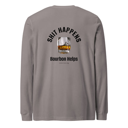 Shit Happens Unisex Long Sleeve Tee