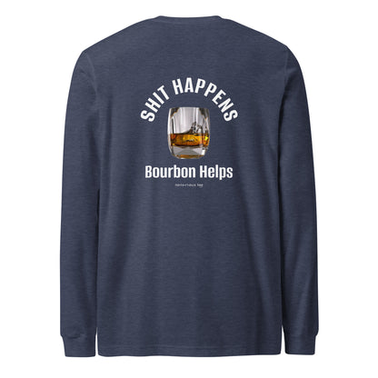 Shit Happens Unisex Long Sleeve Tee